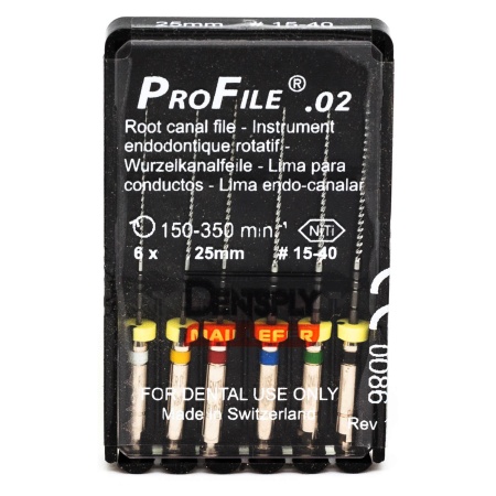 Профайл/Profile 02 15-40, 25 мм 6 шт Maillefer A034422590000