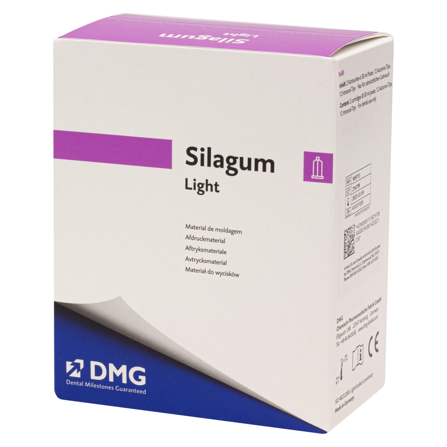 Слепочная масcа Силагум / Silagum light, 50мл x2шт DMG 909713