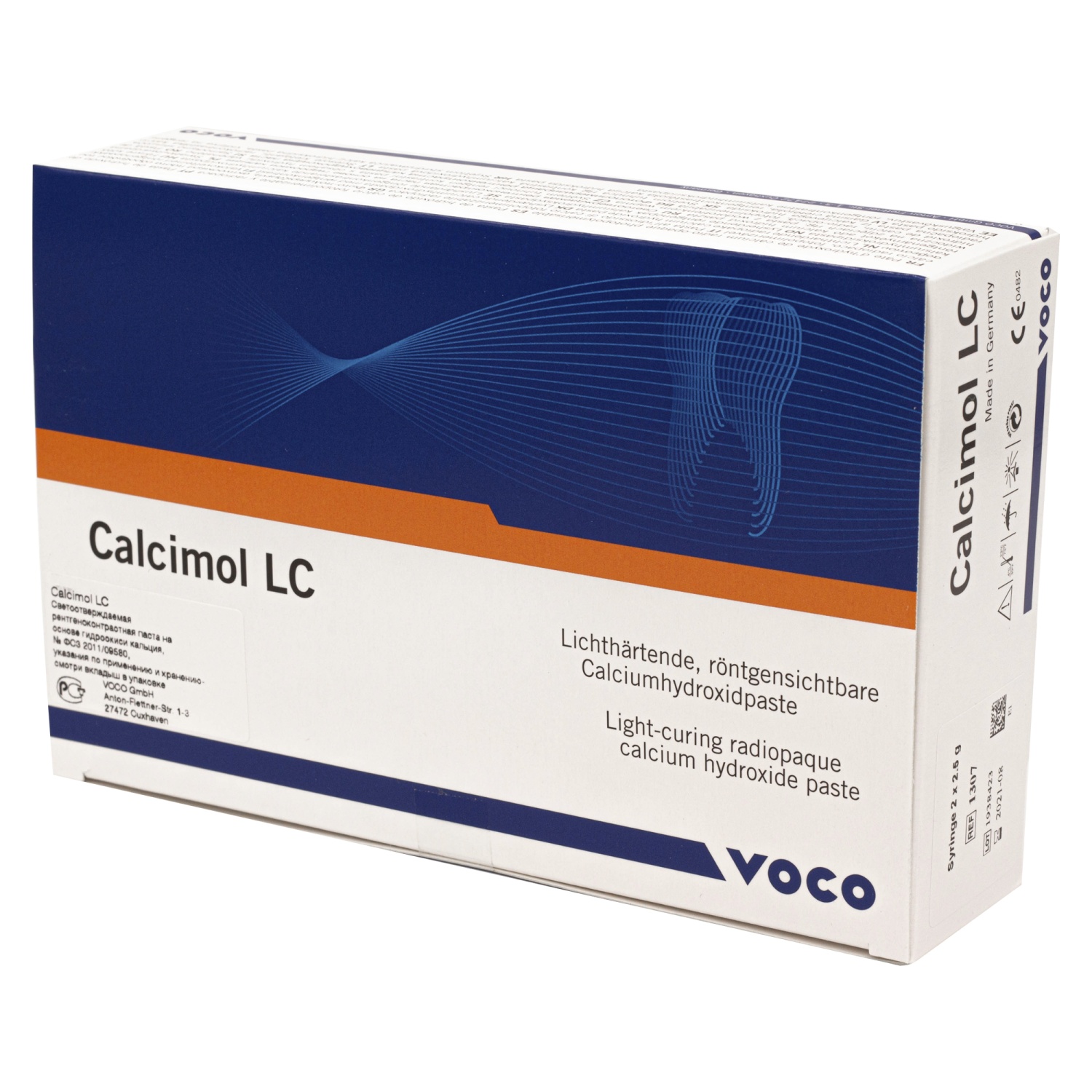 Кальцимол ЛС / Calcimol LC шприц 2,5мл х 2шт VOCO 1307