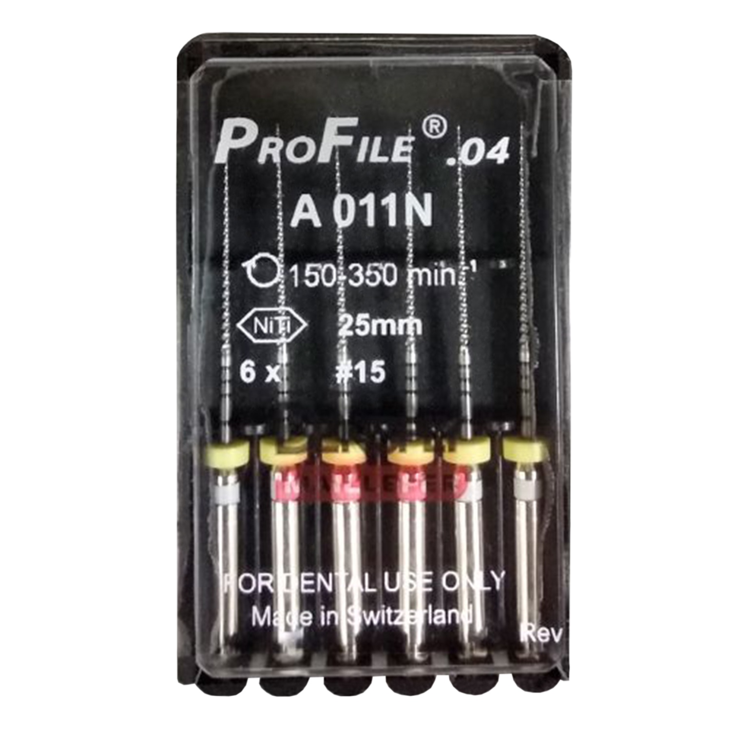 Профайл/Profile 04 15/25 мм 6 шт Maillefer А011N22501512