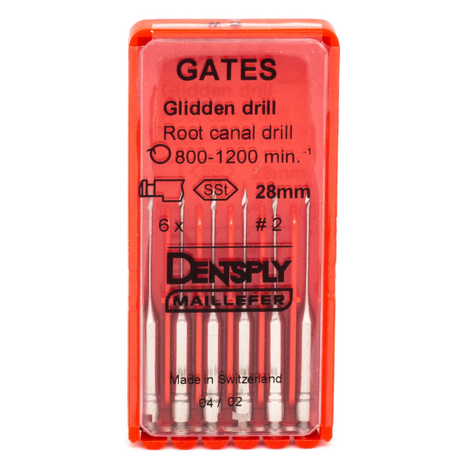 Каналорасширитель "Гейтс" "Maillefer" 2/28мм (6шт) A000823000212